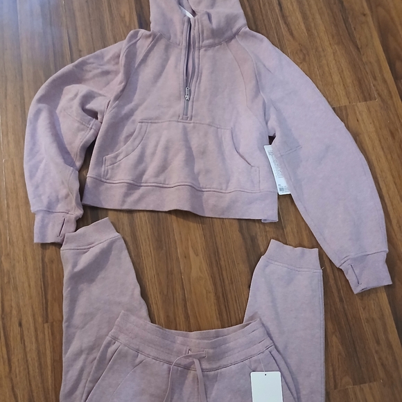 Scuba Lululemon Pink  Hoodie and Joggers Set - Picture 3 of 15